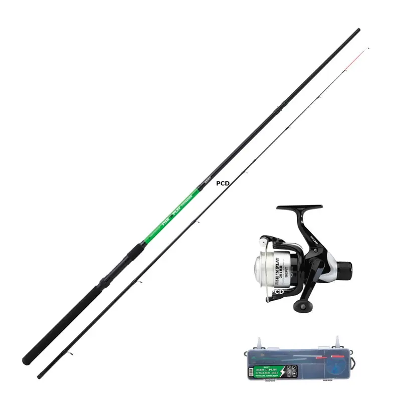 Ensemble Coup Srt Kit Fish‘n Play Fitfeeder 2703 Et Moulinet 301RD Avec Box Soldes