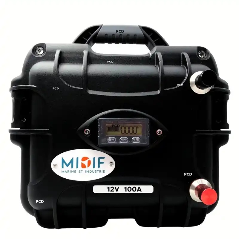 Batterie Lithium Haswing LifePo4 4S Valise 12V 100Ah Avec Chargeur Commander Maintenant