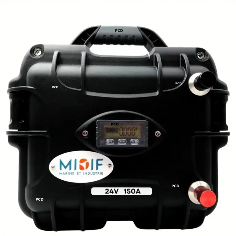 Prix Choc Batterie Lithium Haswing LifePo4 8S Valise 24V 150Ah Avec Chargeur