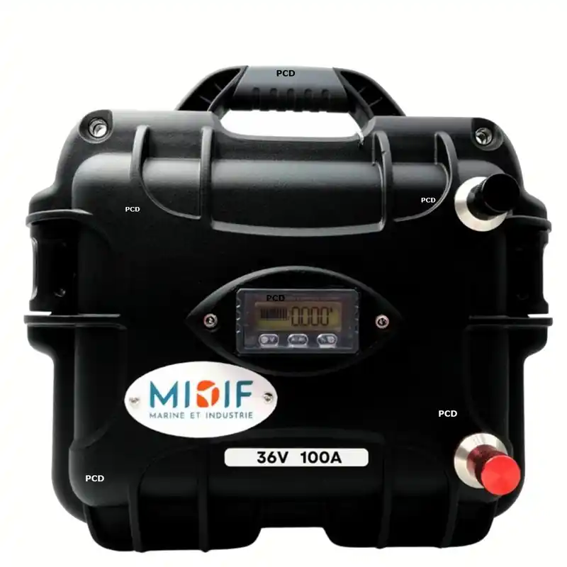 Batterie Lithium Haswing LifePo4 12S Valise 36V 100Ah Avec Chargeur Meilleur Prix