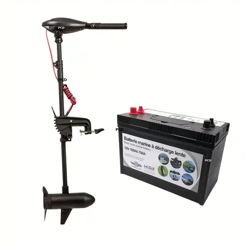 Jusqu&rsquo;à Épuisement Des Stocks Pack Complet Moteur Electrique Haswing Osapian 2026 12V 55 Lbs Avec Batterie Marine