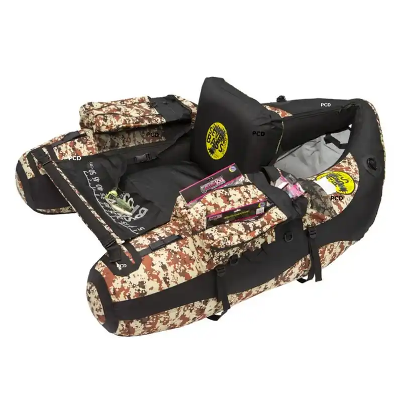 Float Tube Seven Bass Gator Camou Vente Flash