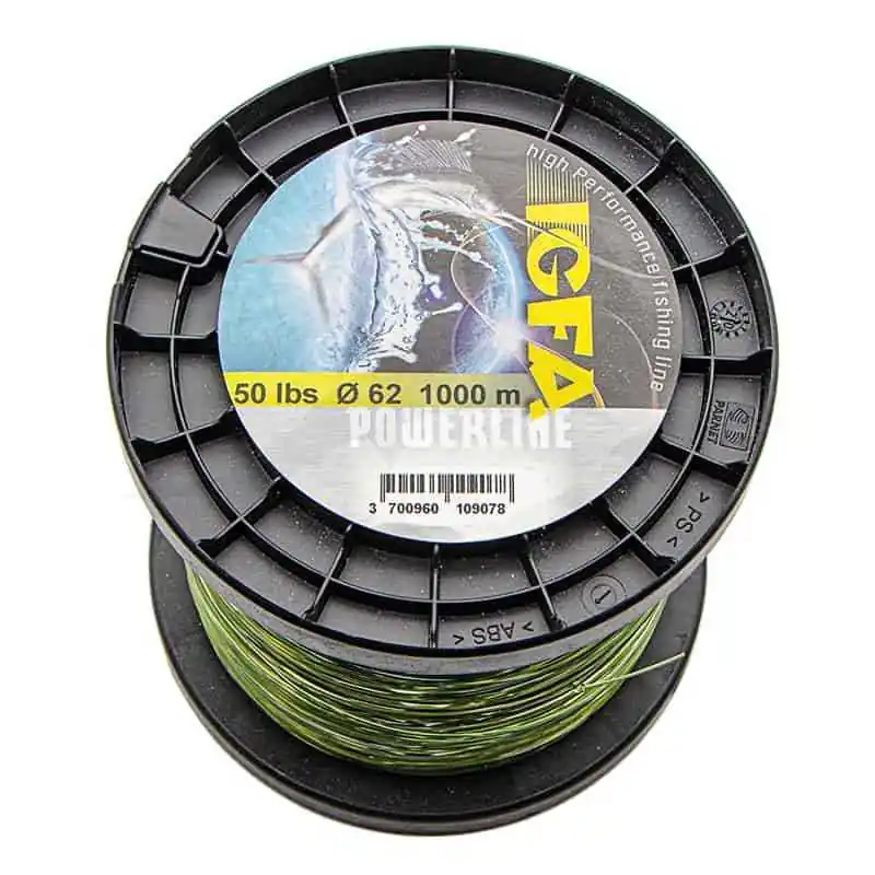 Powerline Nylon IGFA 1000m – multicolor Offre Spéciale