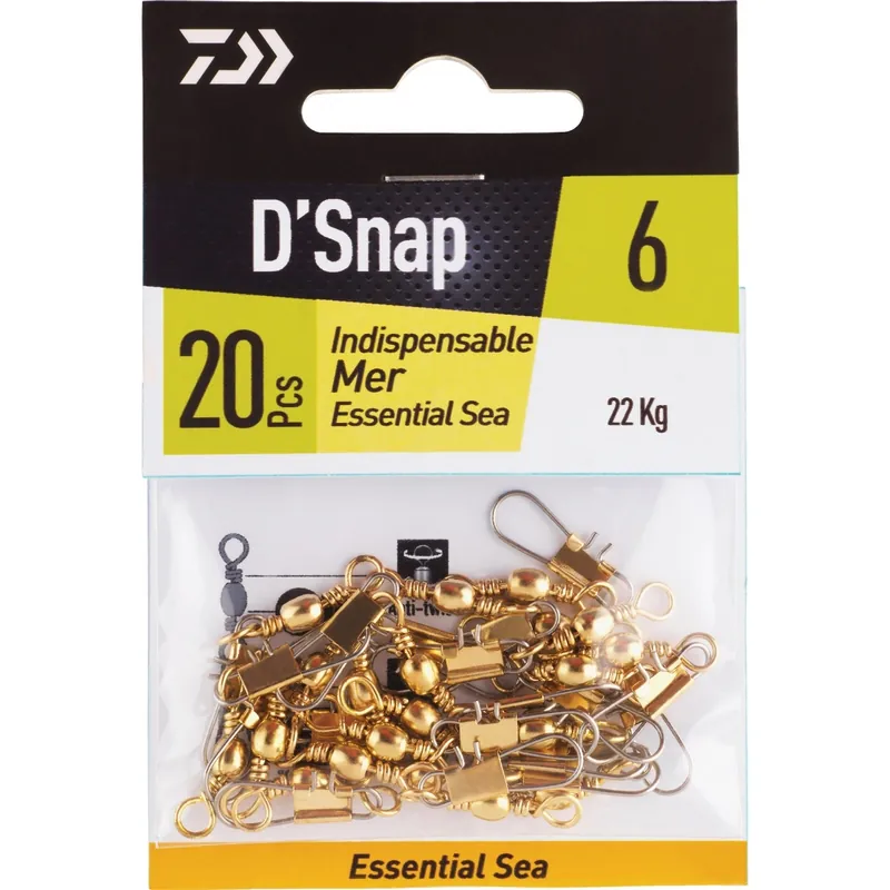 Achat Immédiat Emerillon à agrafe Daiwa Sea ES N°8