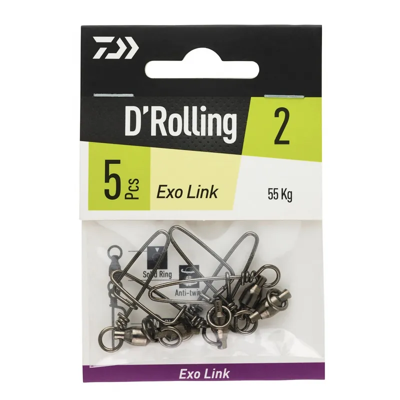 Top Vente Emerillon à agrafe Daiwa Exo L N°2/0