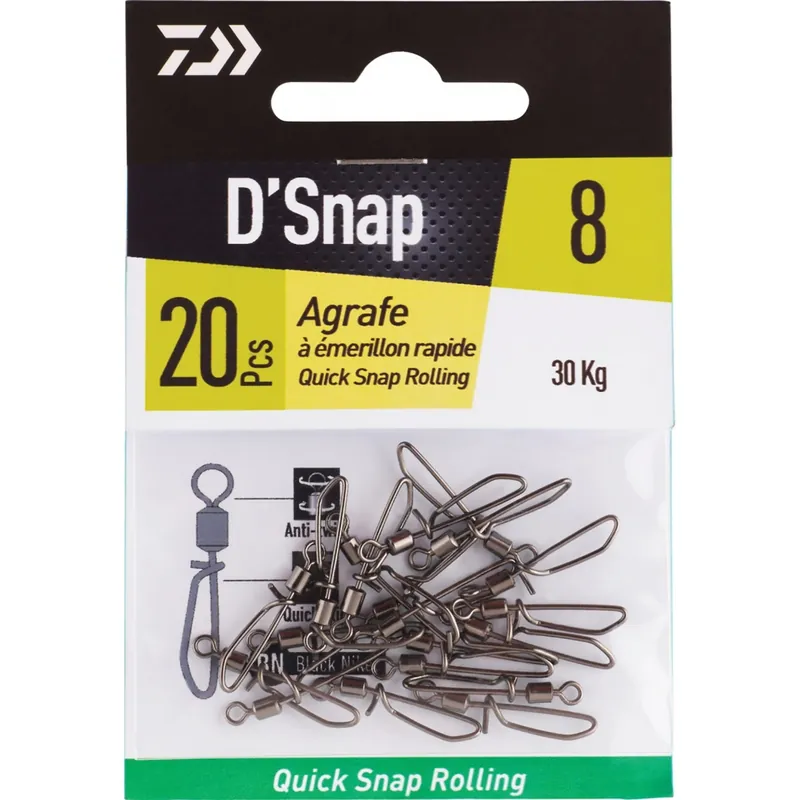 Achetez Aujourd&rsquo;hui Emerillon à agrafe Daiwa Quick