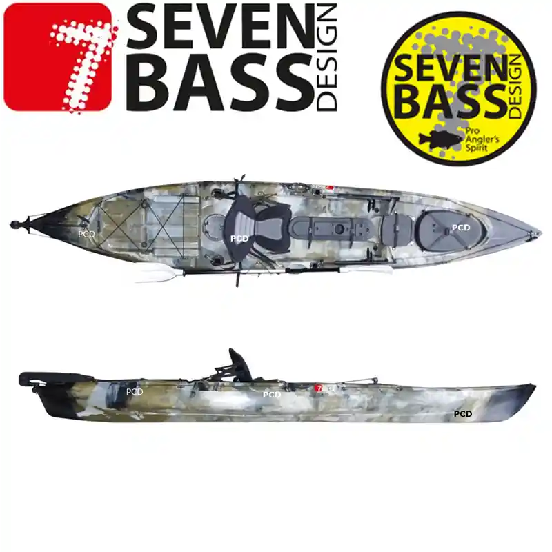 Soldes PACK KAYAK SEVEN BASS THE WITCH 14