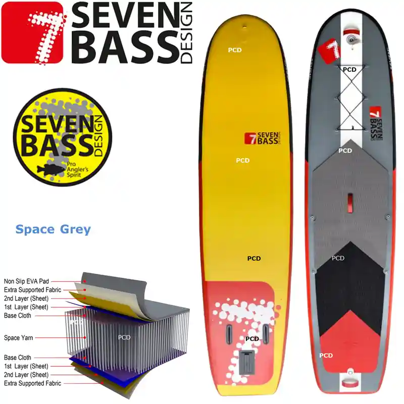 Retour Gratuit STAND UP PADDLE SEVEN BASS ASSALTO 12‘ ALLROUND