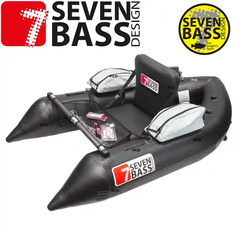 Satisfait Ou Remboursé FLOAT TUBE SEVEN BASS SKULLWAY 170 NOIR