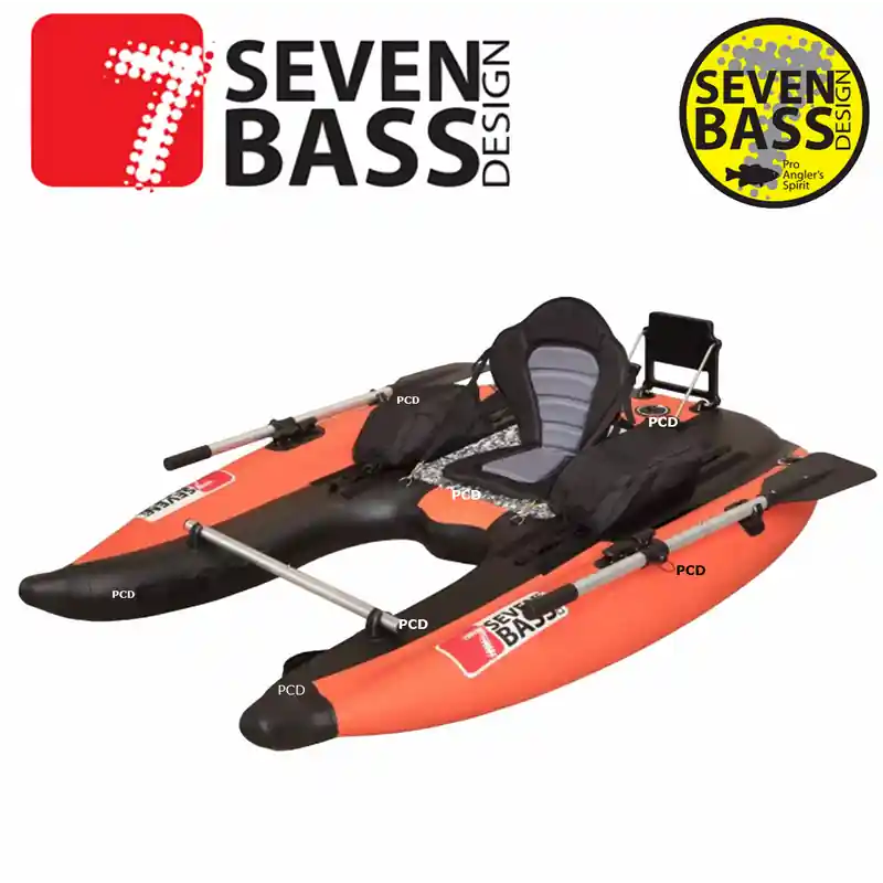 FLOAT TUBE SEVEN BASS FLATFORM EVO ORANGE Livraison Express