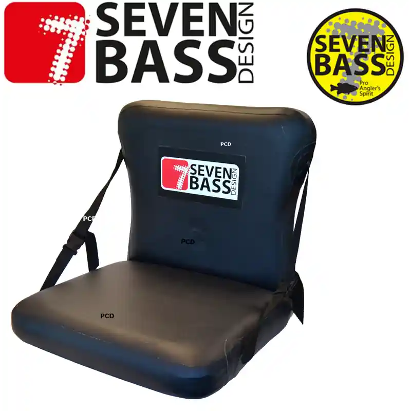 Must-Have SIEGE AMOVIBLE GONFLABLE POUR FLOAT TUBE SEVEN BASS DROPSTICH 10CM NOIR