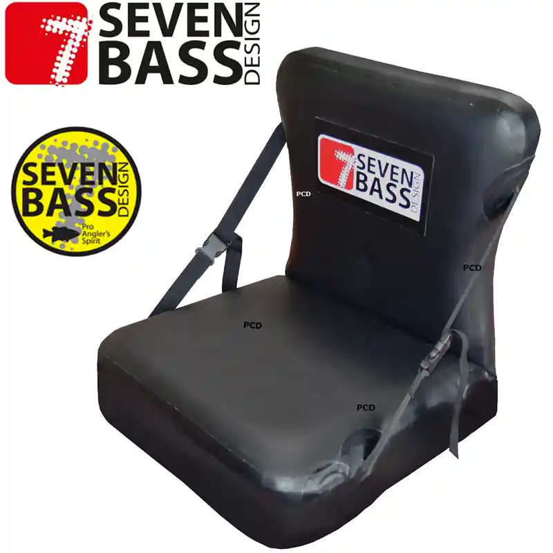 Commander Vite SIEGE AMOVIBLE GONFLABLE POUR FLOAT TUBE SEVEN BASS HEAVY DUTY 10CM NOIR
