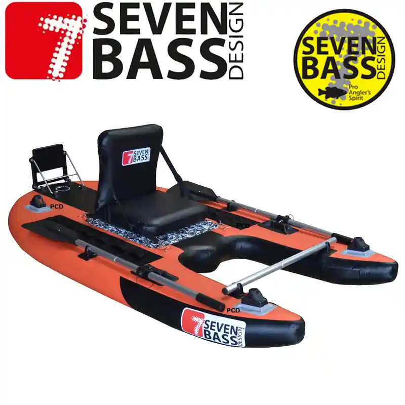Satisfait Ou Remboursé FLOAT TUBE SEVEN BASS JUNGLE OPERATOR FLEX ORANGE – FULL PLUG&GO