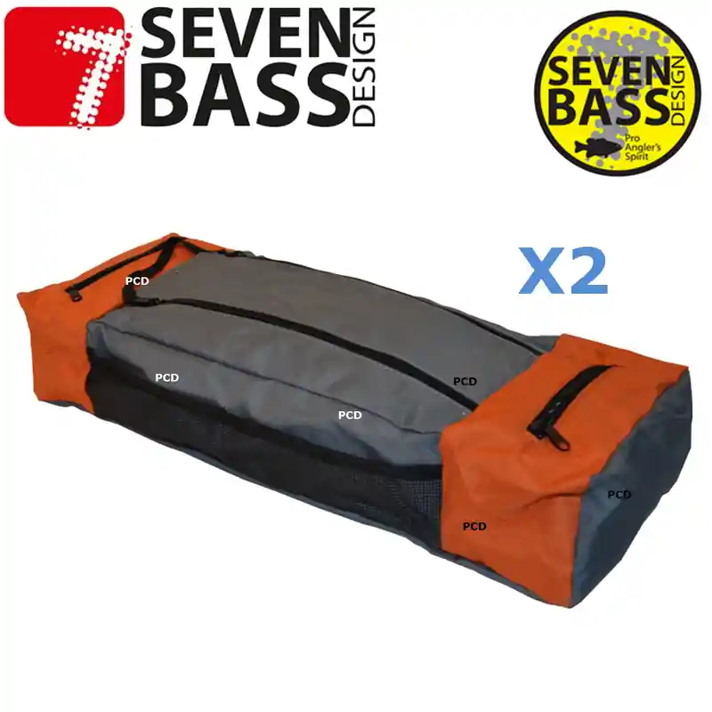 Prix Réduit PAIRE DE SACOCHES DELUX POUR FLOAT TUBE SEVEN BASS BOLT