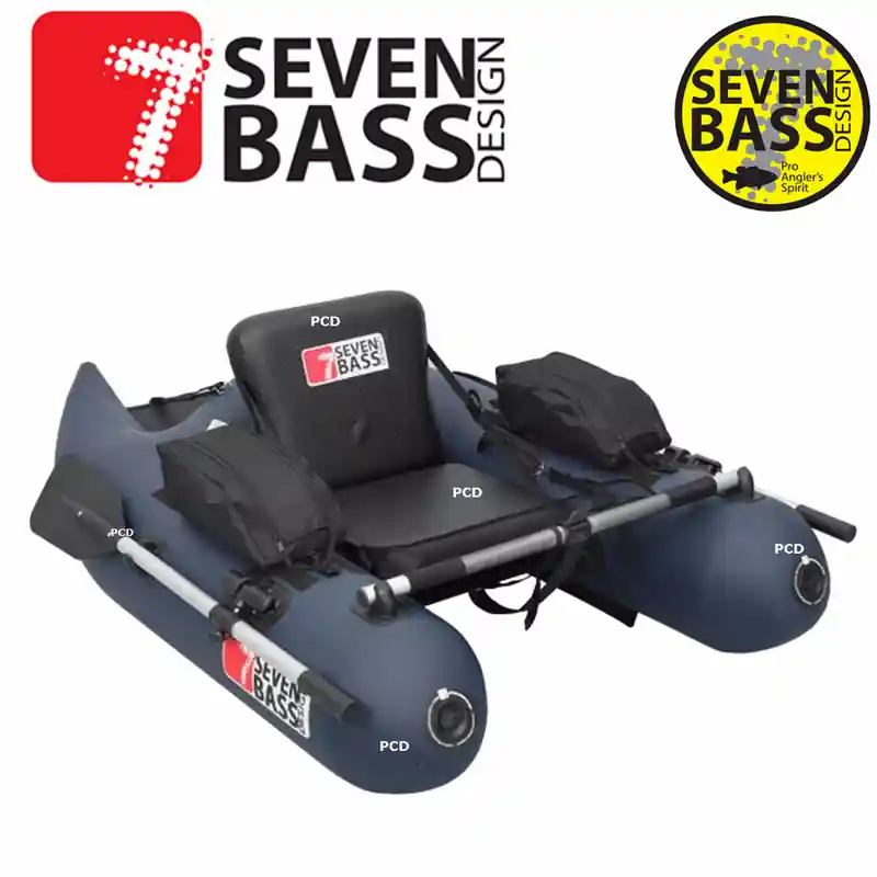 FLOAT TUBE SEVEN BASS TOMAHAWK 160 BLEU NAVY Commander Vite