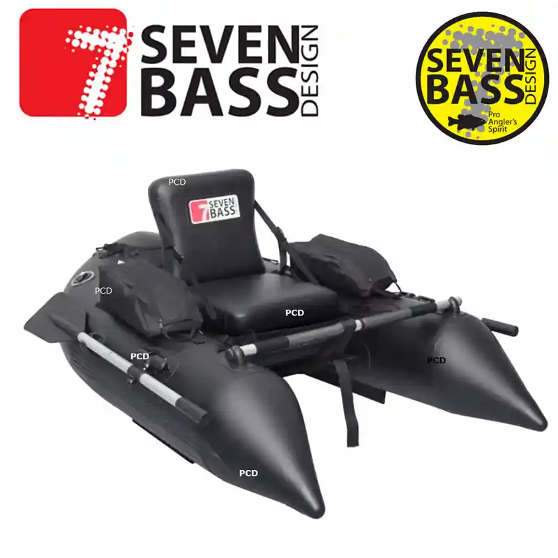 Expédié Aujourd&rsquo;hui FLOAT TUBE SEVEN BASS COBRA 170 NOIR