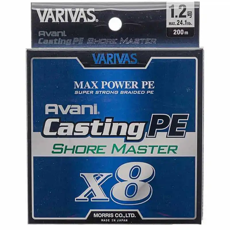 Varivas Avani Casting PE Shore Master X8 Marque