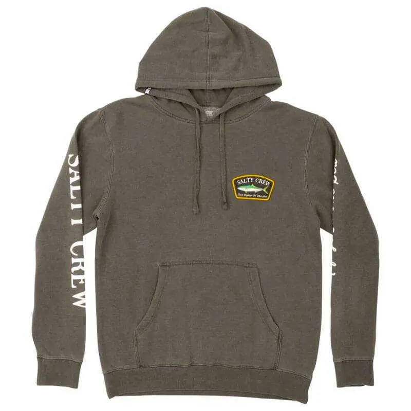 Sweat-shirt Salty Crew Patchy Overdyed Fleece Promotion