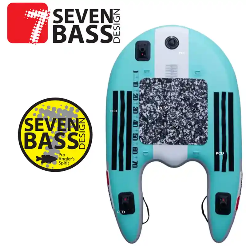 FLOAT TUBE SEVEN BASS JUNGLE NANO BLEU Offre Exclusive