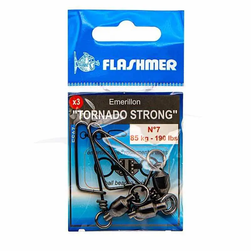 Emerillons Flashmer Tornado Strong avec Agrafe Nouveauté
