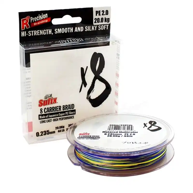 Tresse Sufix X8 Braid Multicolor – Jusqu&rsquo;à Épuisement Des Stocks