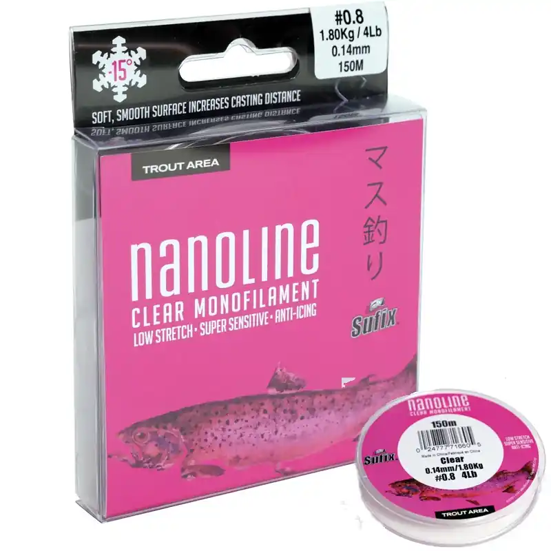 Nylon Sufix Nanoline – 150M 18 3,10kg Dernière Chance