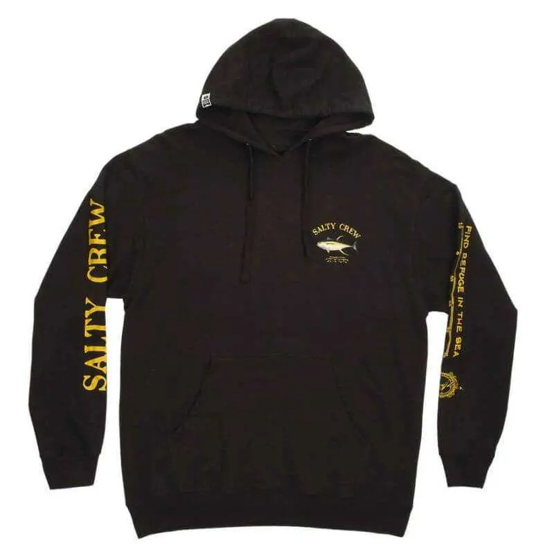 Sweat-shirt Salty Crew Ahi Mount Black Hood Fleece Meilleur Prix