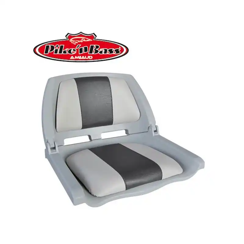 Super Prix SIEGE DOSSIER PLIANT PIKE‘N BASS GRIS ANTHRACITE