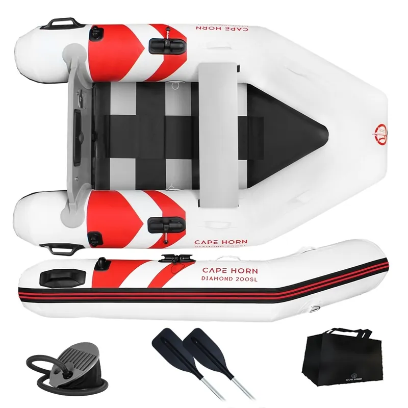 Annexe Bateau Pneumatique Cape Horn Diamond 200 – Rouge Soldes