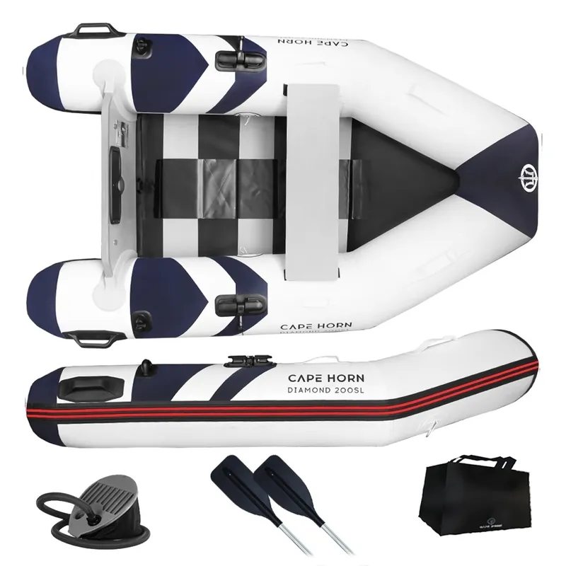 Paiement Sécurisé Annexe Bateau Pneumatique Cape Horn Diamond 200 – Bleu