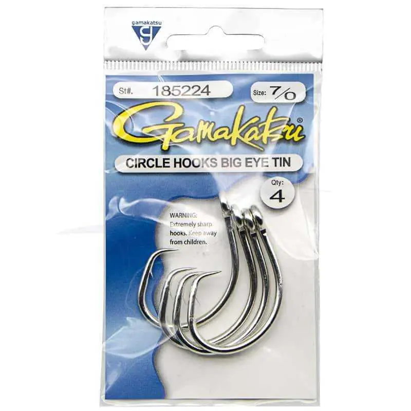 Gamakatsu Circle Hooks Big Eye Tin Paiement Sécurisé