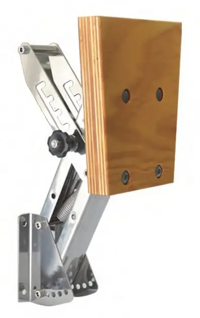 Support moteur Hors-Bord Inox Cape Horn escamotable et inclinable bois 25CV Marque