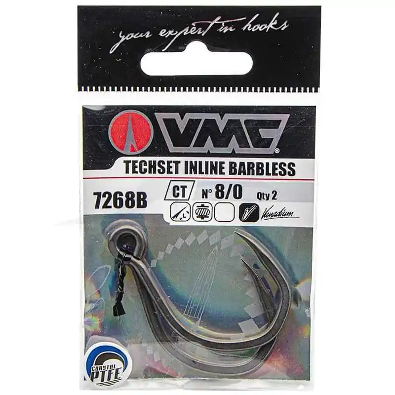 VMC 7268B Techset Inline Barbless Vente Flash