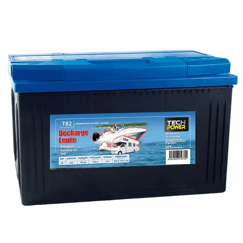 Batterie 12V 100Ah marine à décharge lente Tech Power Achetez Aujourd&rsquo;hui