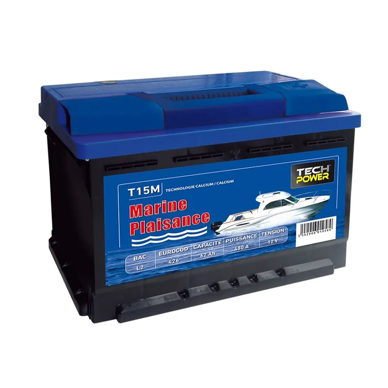 Batterie 12V 62Ah marine Tech Power Nouvelle Collection