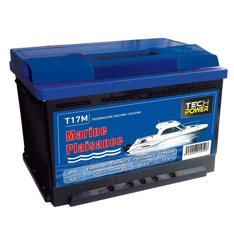 Seulement Aujourd&rsquo;hui Batterie 12V 72Ah marine Tech Power