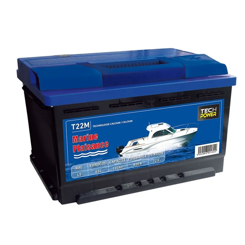 Batterie 12V 100Ah marine Tech Power Bon Plan