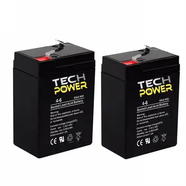 Soldes Pack de 2 Batteries 6 V Etanches Tech Power Agm TP6-4 – bateaux amorceurs Anatec