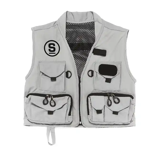 Retour Gratuit Gilet de pêche Pierre Sempé Grey