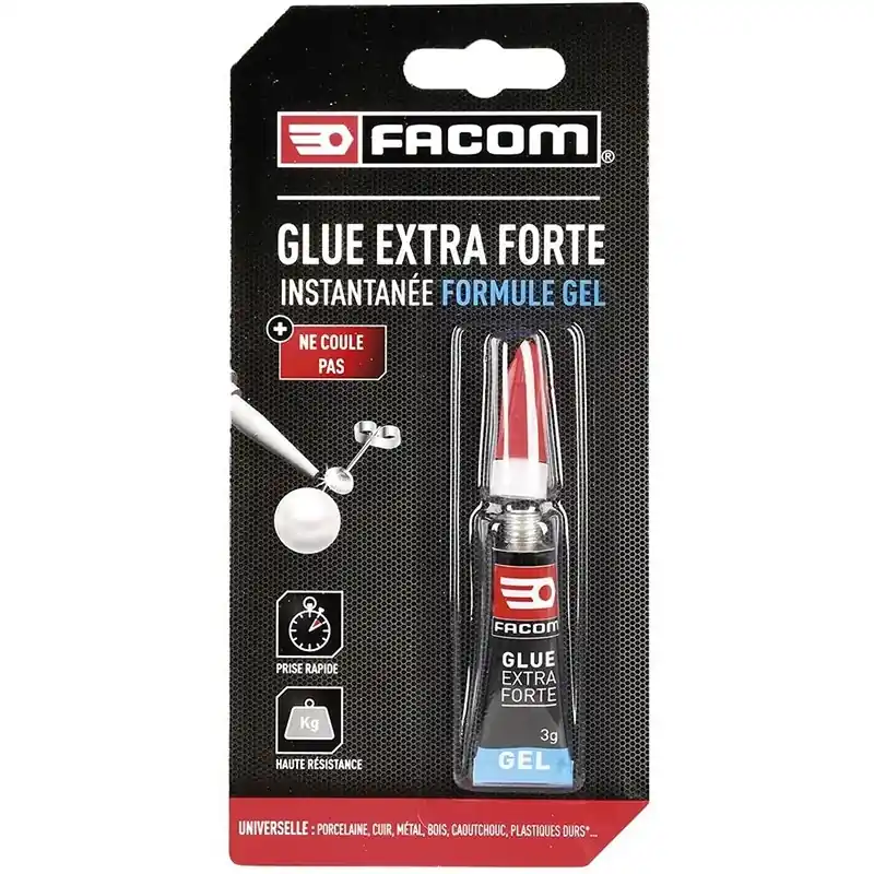 Colle Glue extra forte Facom gel 3gr Promotion