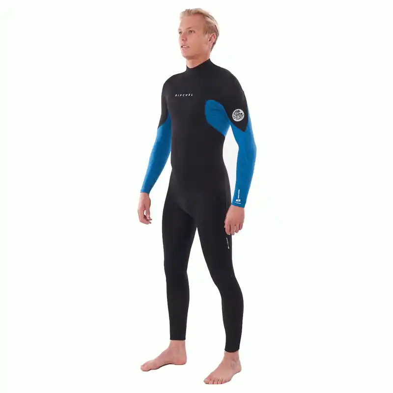 Combinaison Rip Curl Dawn Patrol 4/3 Back Zip Blue M Paiement Sécurisé