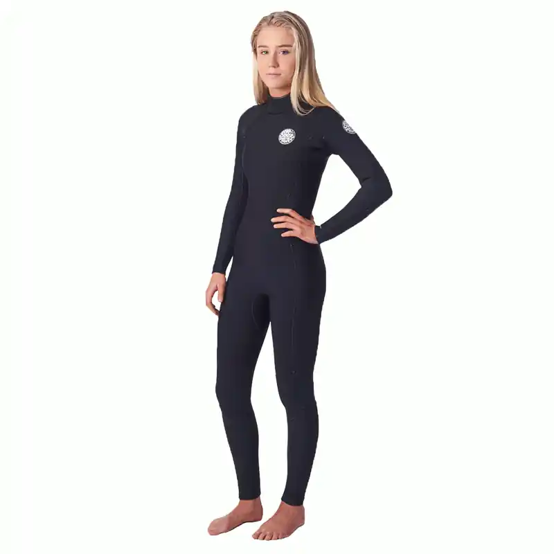 Combinaison femme Rip Curl Dawn Patrol 5/3 Back zip – Black 10 Jusqu&rsquo;à Épuisement Des Stocks