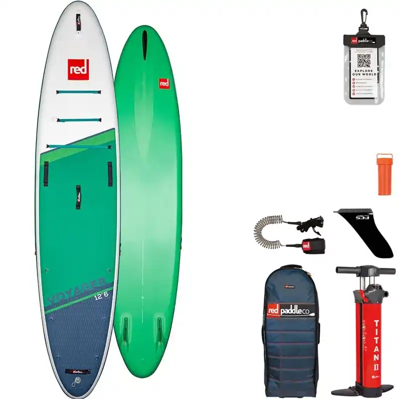 Sup Paddle Gonflable Red Paddle Voyager 12.6 2021 Jusqu&rsquo;à Épuisement Des Stocks