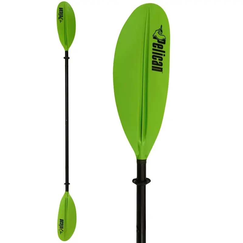 Pagaie kayak Pelican Standard alu 2 parties 220 cm Vert Acheter En Ligne