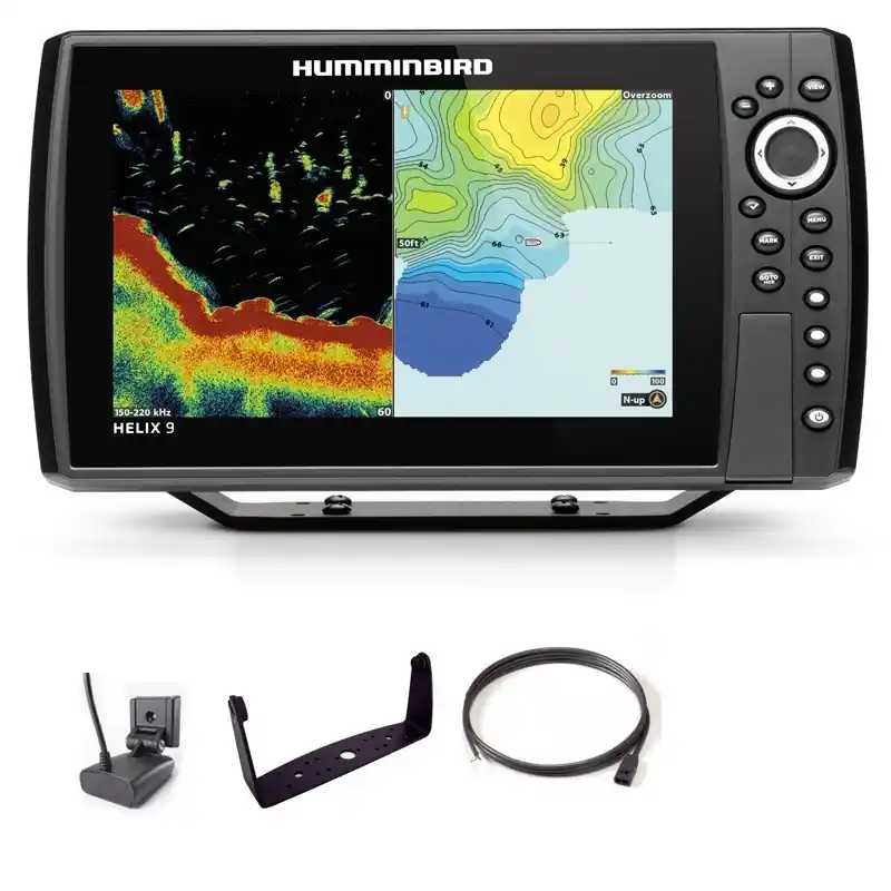 Promotion Saisonnière Sondeur GPS Humminbird Hélix 9 G4N CHIRP DS 2D + Sonde 140/240 KHz