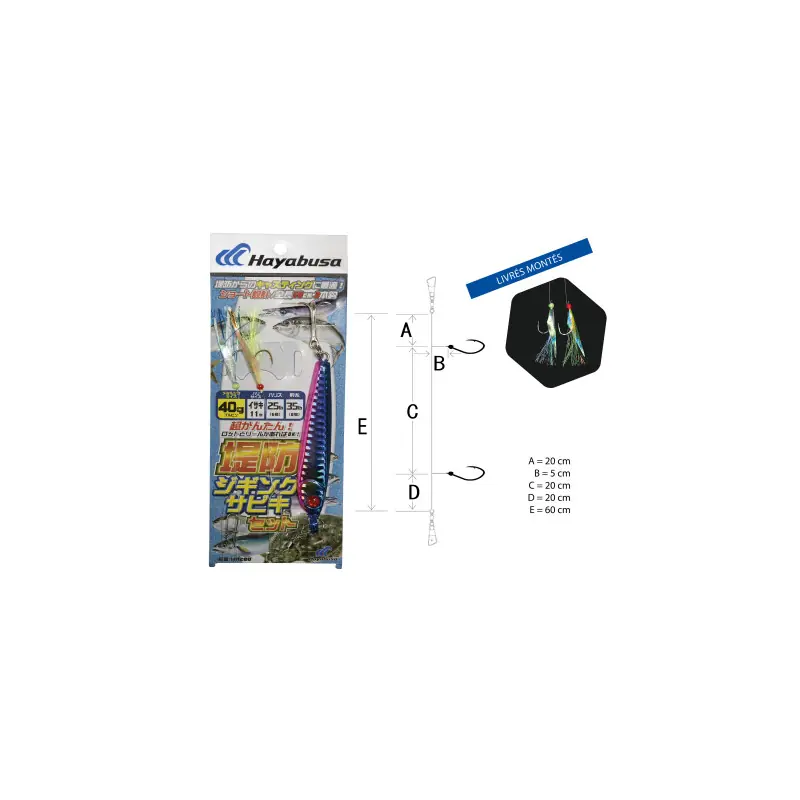 CASTING JIG SABIKI HA280 40GR Dernier Modèle