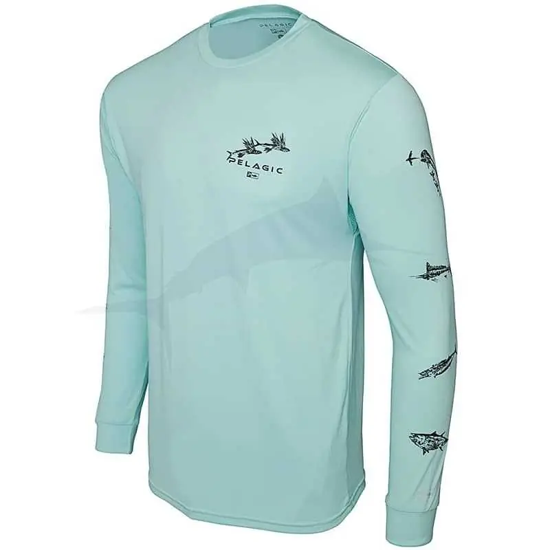 Prix Réduit L-Shirt Pelagic Aquatek Gyotaku