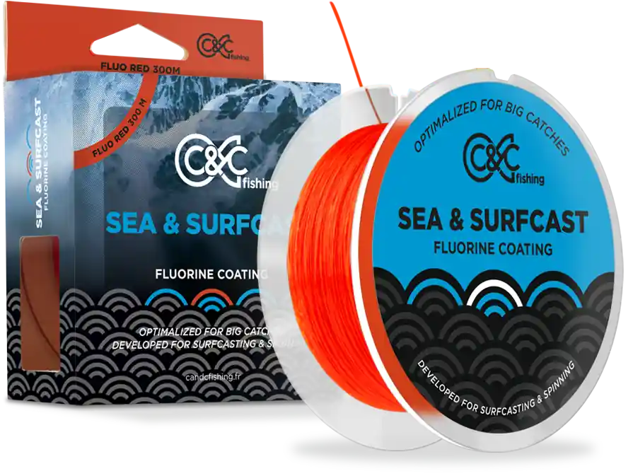 Meilleur Prix Nylon C&C Fishing Sea & Surfcast – Transparent 300 m / 0,40 mm