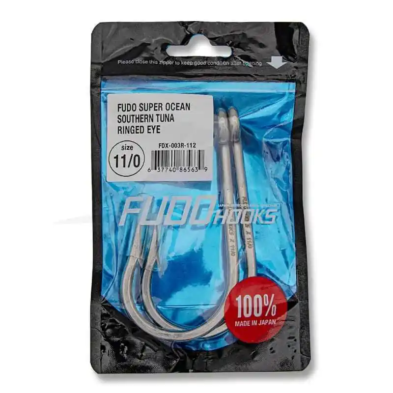 Fudo Hooks Super Ocean Southern Tuna Ringed Eye Haute Qualité