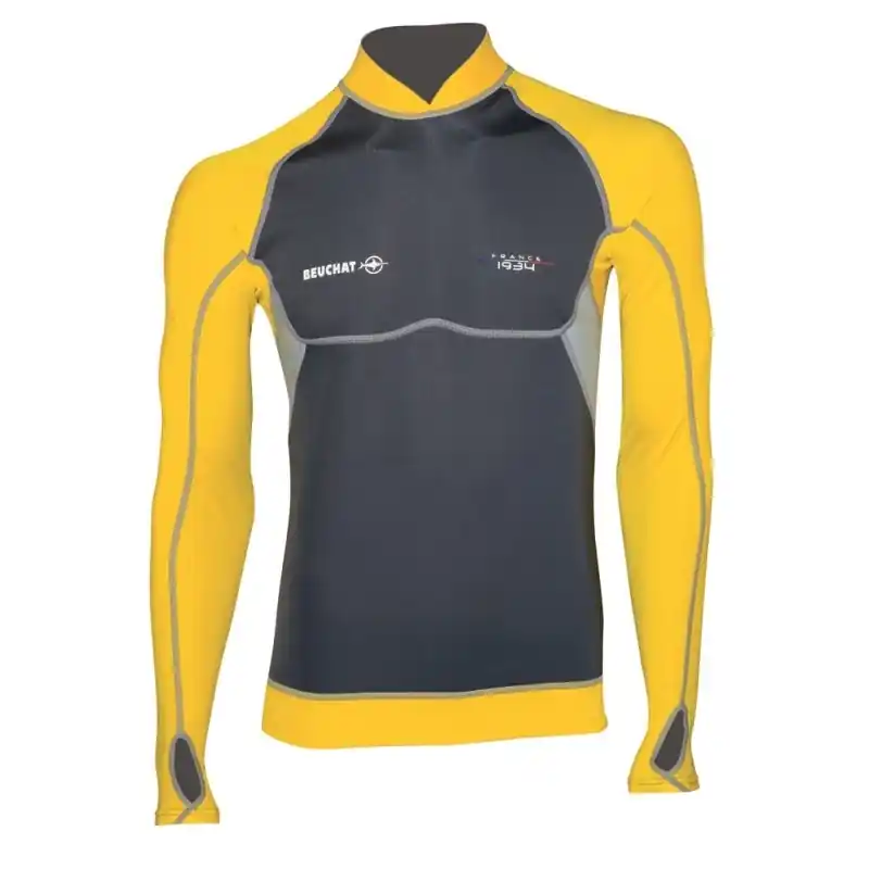 Soldes Top Néoprène Beuchat Atoll – Homme – Jaune Plongée
